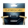 Rockboard Flat 5 Gold kabel 5cm złączka jack